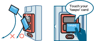 Touch your etaspof card